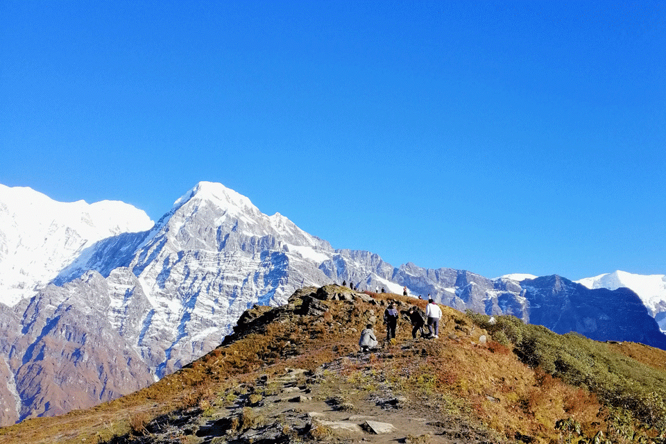 Himalayas view